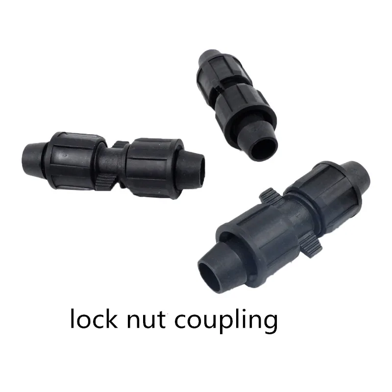 Automatic Farm Drip Irrigation System Drip Tape 16mm Coupling Connector Drip Fittings for Greenhouse Farmland