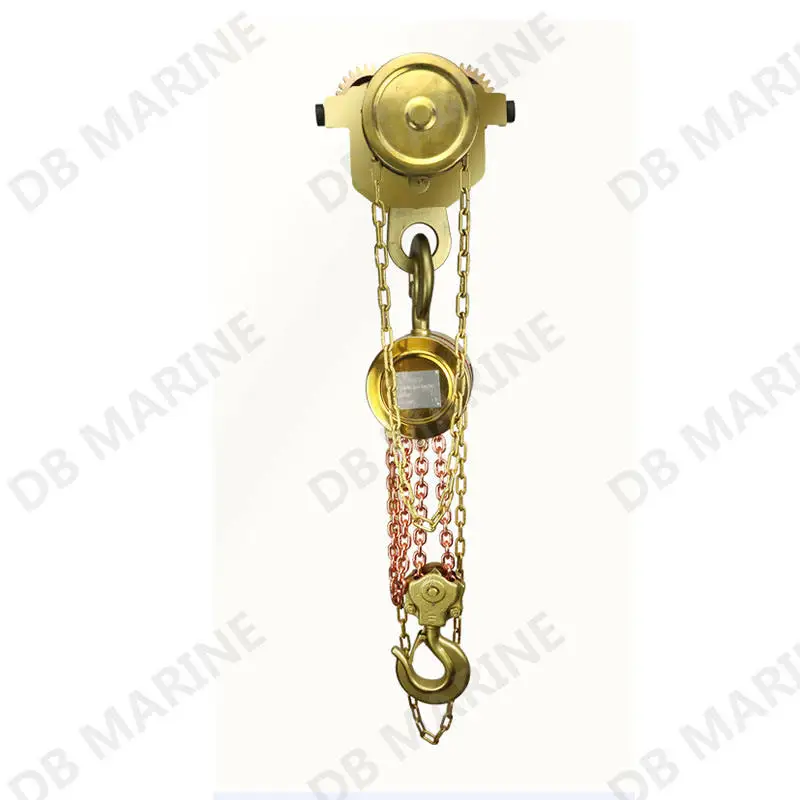 IMPA 615021 Marine Use Non-Spark Chain Block  Hoist Explosion proof and fireproof chain crane