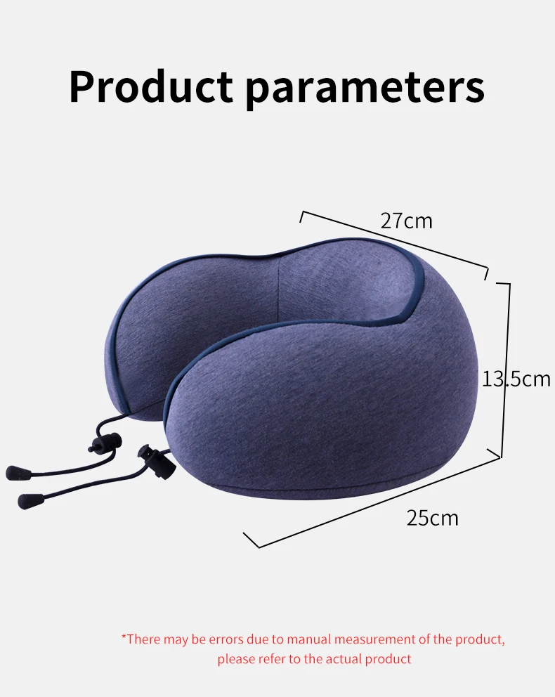 Newest Design Customized U-Shaped Neck Pillow Travel Nap Sitting Sleeping By Car Memory Foam Travel Pillow