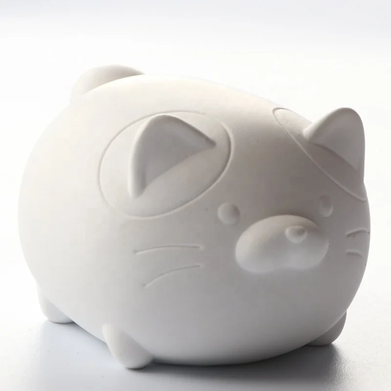 Трехмерная центральная консоль с милым котенком, украшенная керамической отделкой, автомобильные аксессуары, интерьерная Отделка приборной панели автомобиля