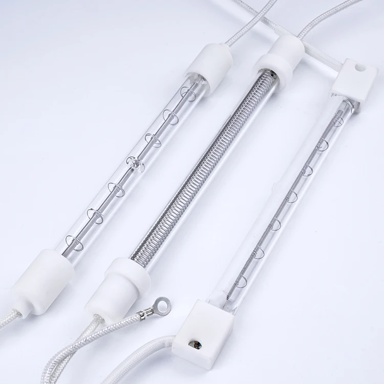 Factory Wholesale Quartz Glass IR Infra Red Heater Halogen Lamp for Paint Chamber