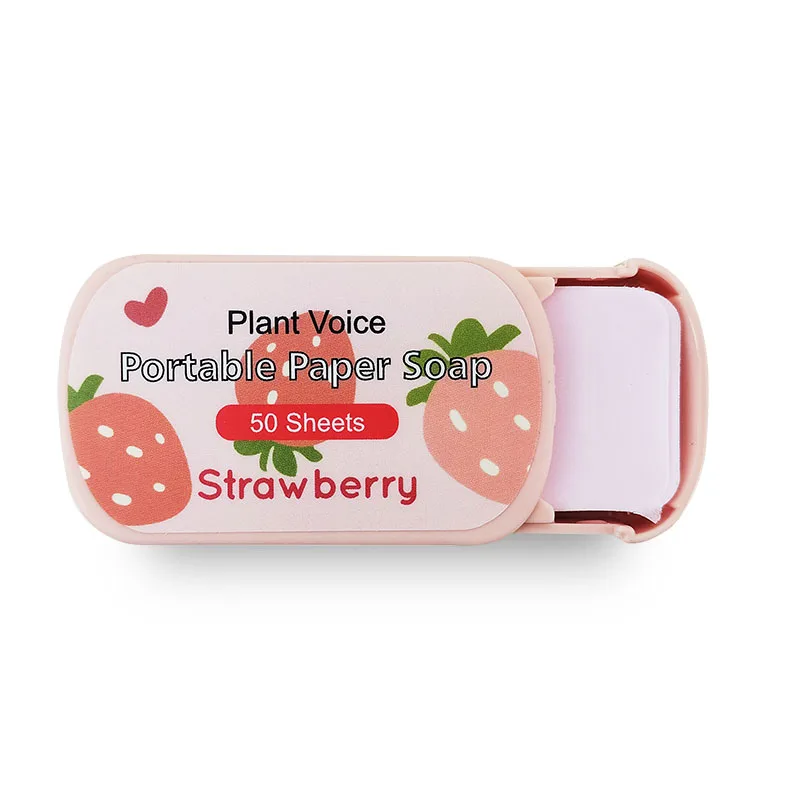 Plant voice wholesale soap sheets paper eco friendly tablet Scented travel organic paper hand soap sheets