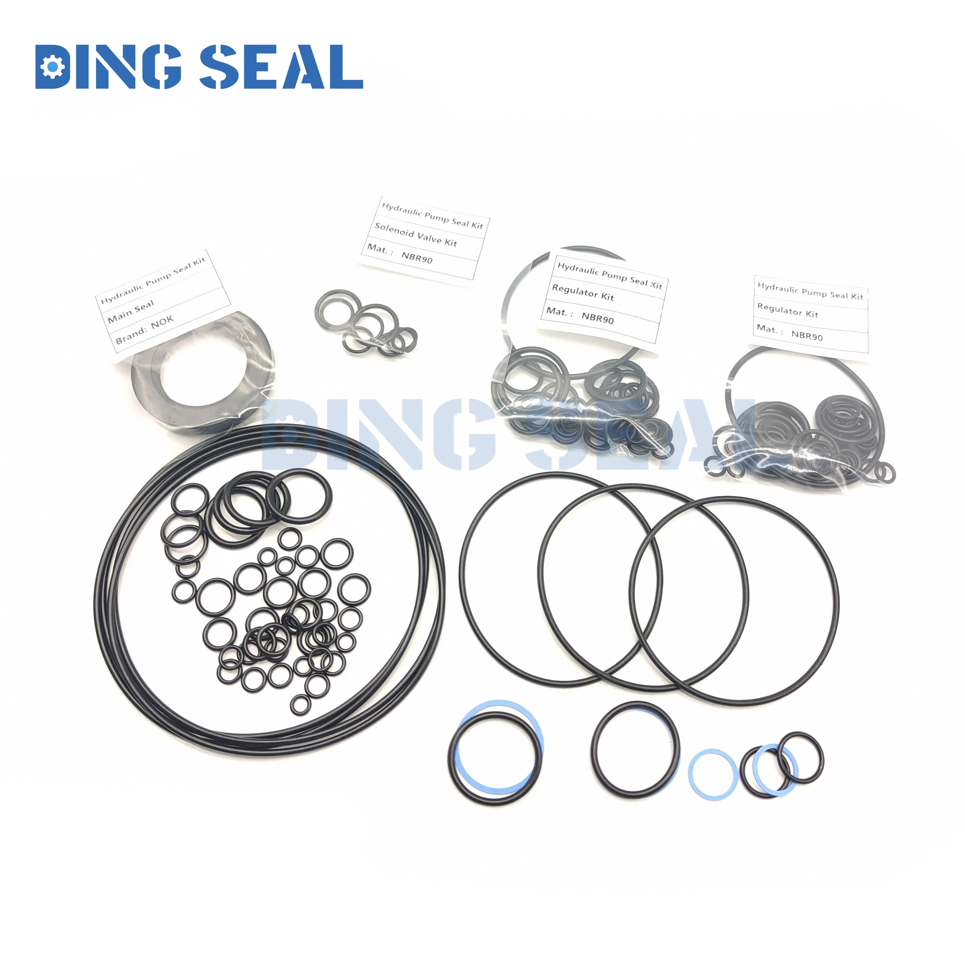 Daewoo Excavator Hydraulic Pump Seal Kit for DH55 DH60-7 AP2D25/28 NOK Main NBR 90/FKM 90 O Ring with High Quality