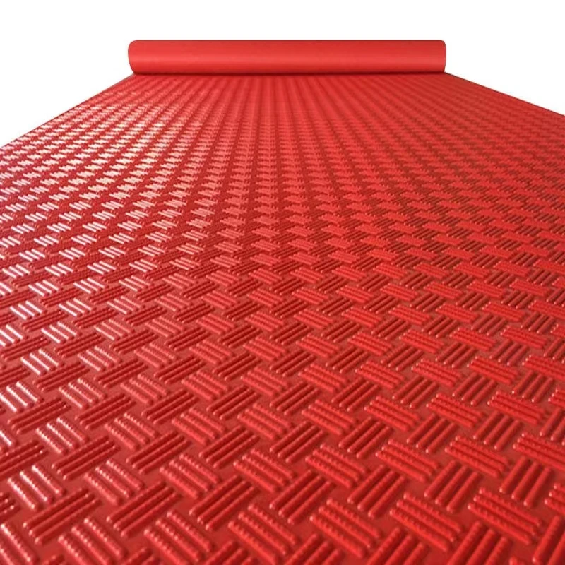 non slip coin leaf anti slip PVC bus mats flooring mats