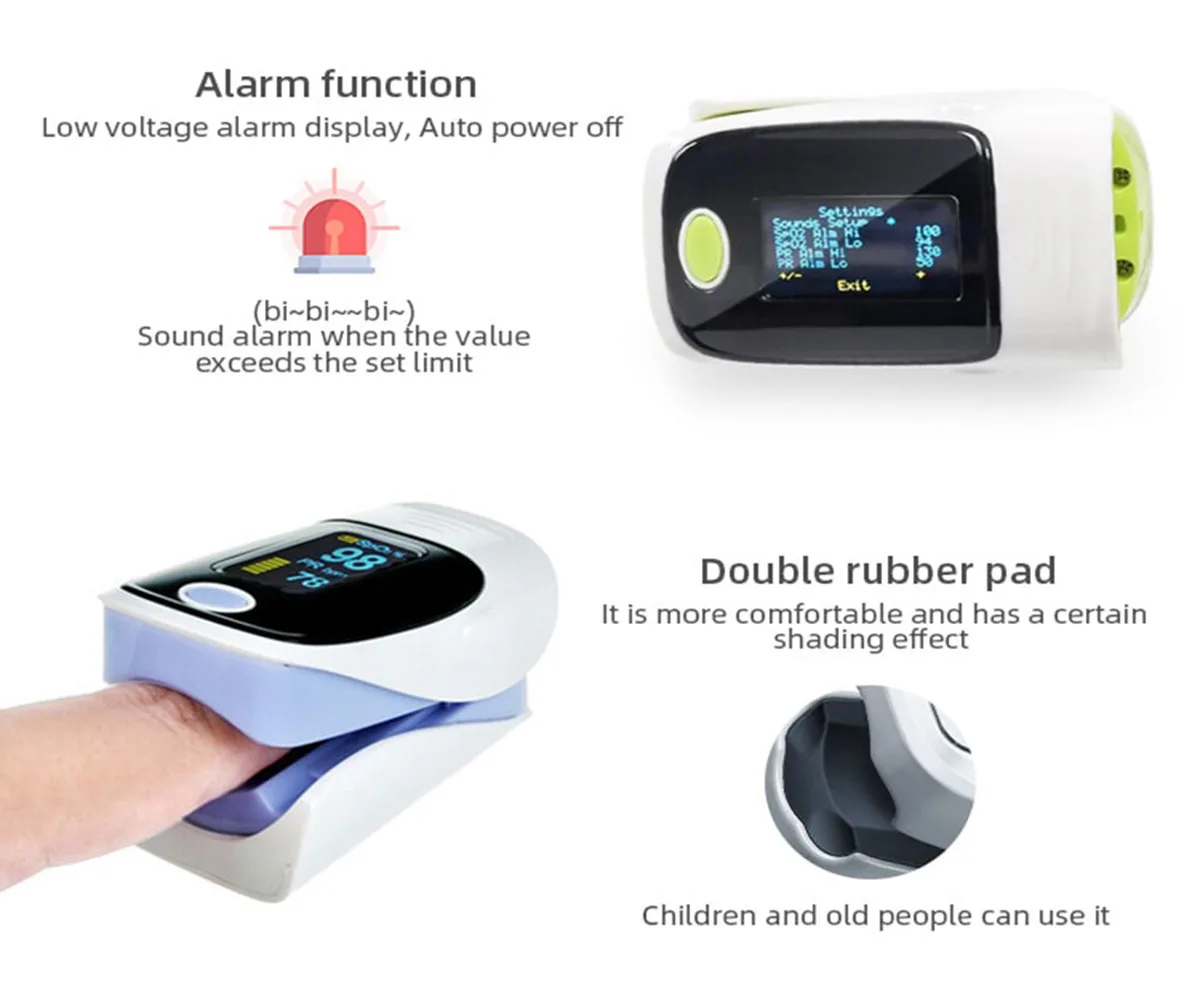 Popular blood fingertip pulse oximeter Smart Finger Pulse Oximeter-CE High Accurate Blood Oxygen Monitors