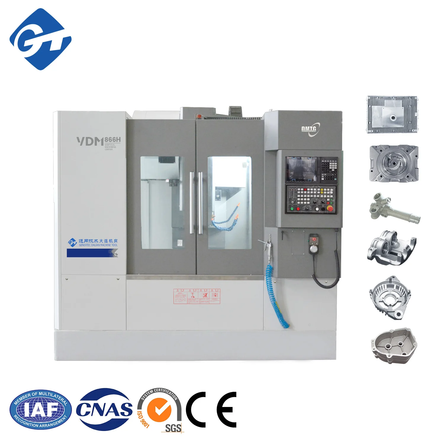 GT DMTG VMC866 фрезерные станки Cnc автоматический обрабатывающий центр смены инструмента 4 шпинделя