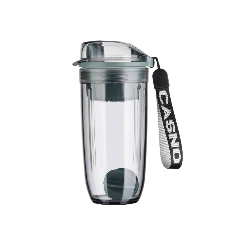 Hotsale Food Grade High Quality 400ml Leak Proof BPA Free Protein Shaker Bottles with Mixing Ball