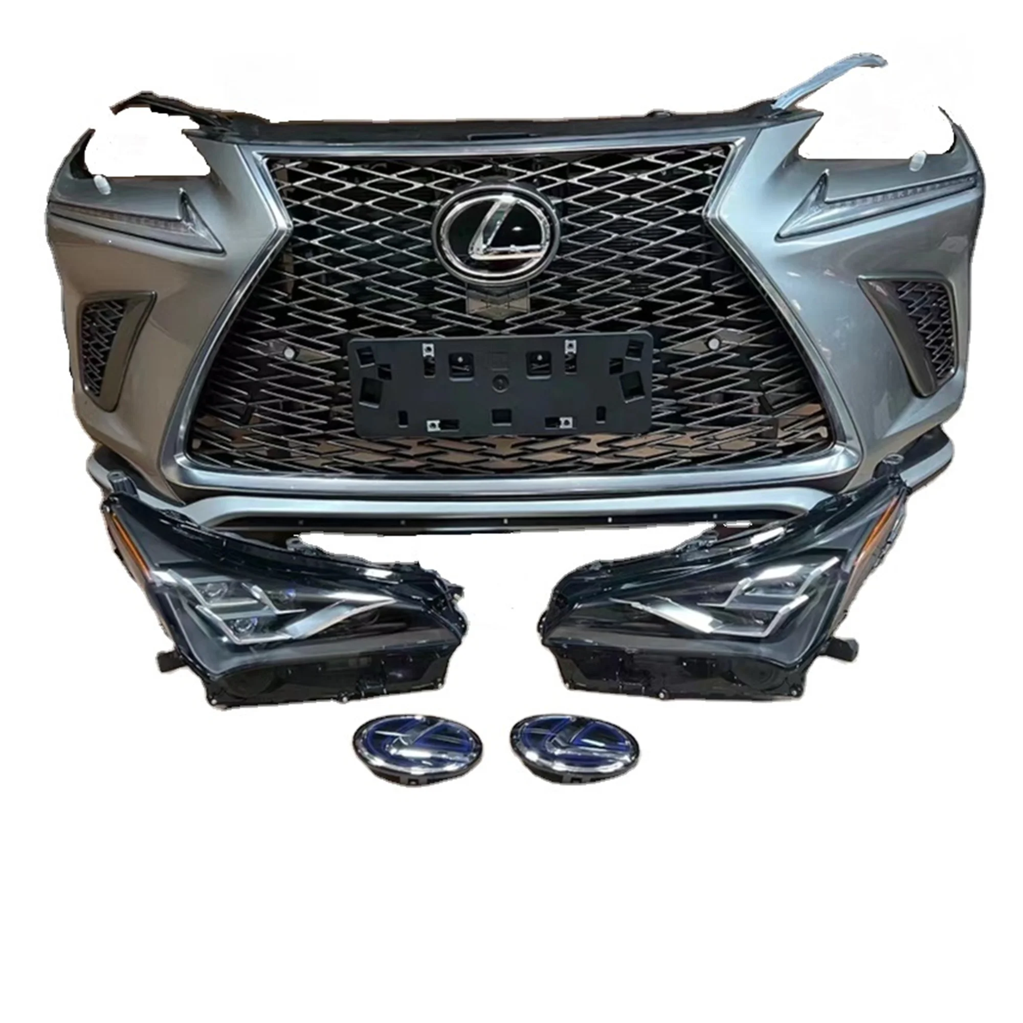 For LEXUE NX200 headlights Front Bumper NX300H Accident Replace The Whole Car Accessories NX200T Hood headlamp upgrade