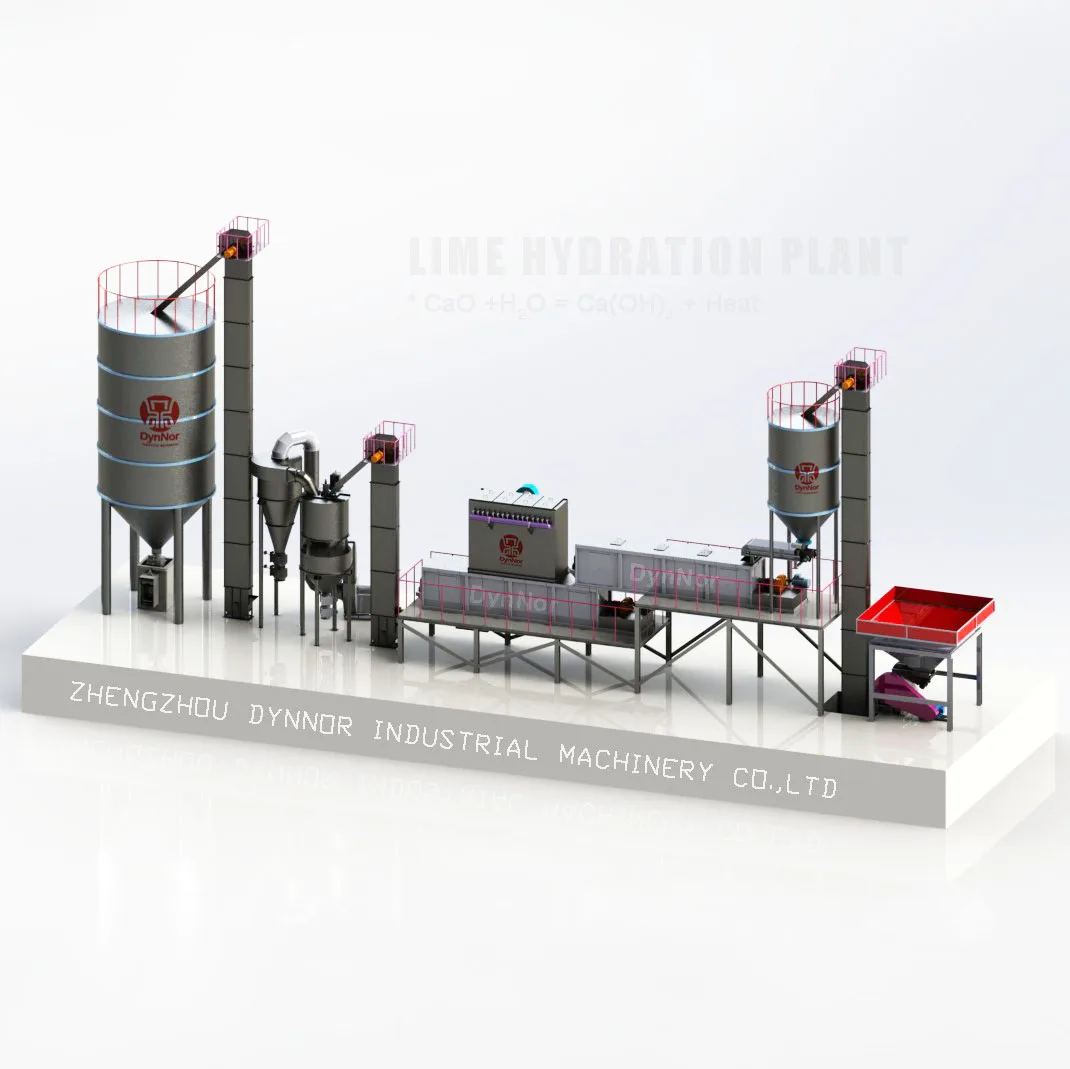 CE Certified Lime Slaking Machine to produce Ca(OH)2 powder up to 600 mesh