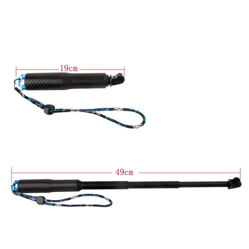 Factory Direct Wholesale Waterproof Handheld SP 19 inch Extendable Selfie Stick Monopod for Go pro Cameras