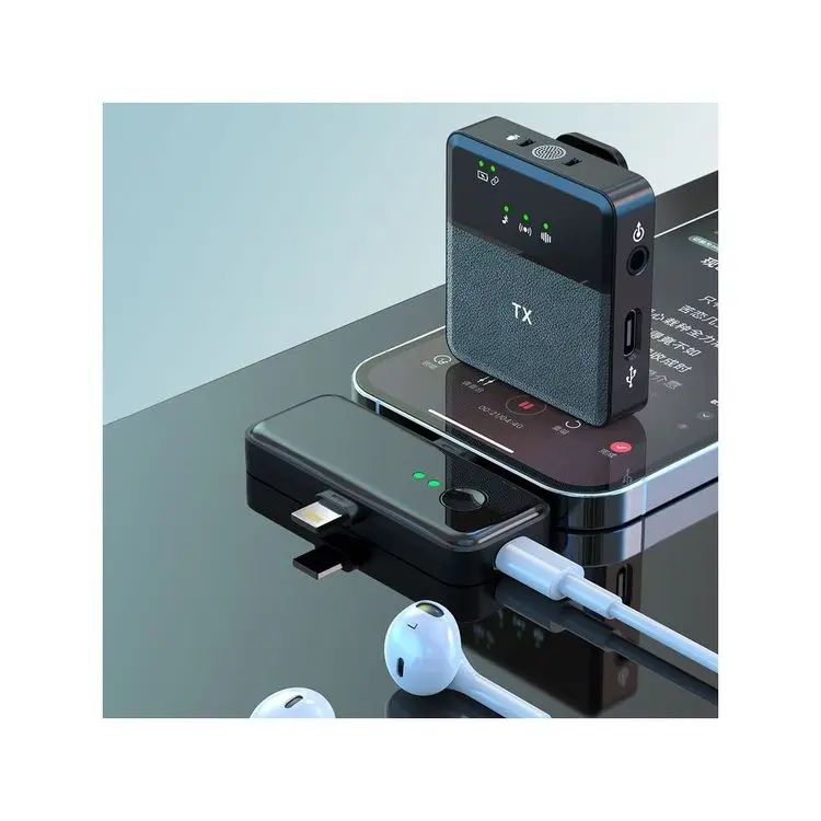 Wireless Lapel Microphone Noise Reduction Wireless Clip-on Microphone SX31 Dual HD Sound Mic Wireless Lavalier Microphone