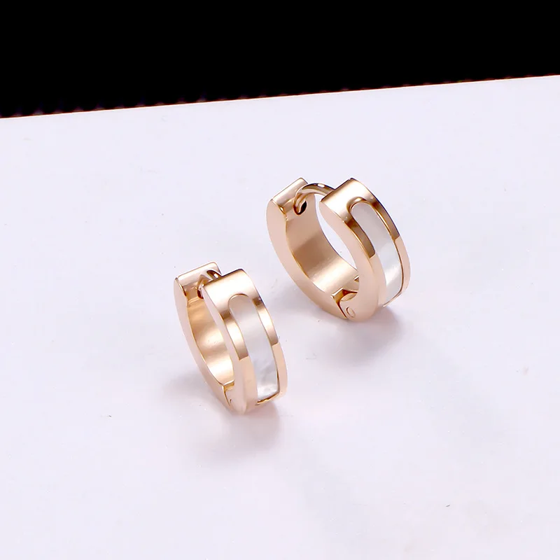 Duoying OEM Aretes Simple Dainty Fashion Geometric Titanium Steel 2022 New Earings Women