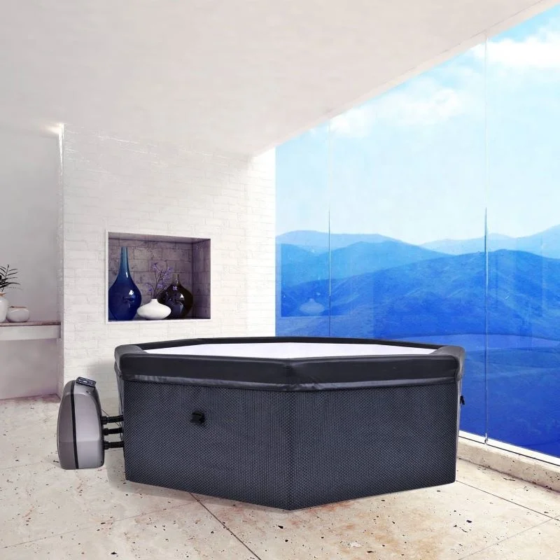 Aegean Spas & Hot Tubs 6 person Octangle Rigid Foam Hot Tubs In-ground Non Inflatable Hot Tub for Adult