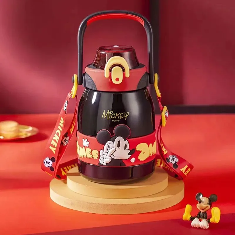 1000ml High-value alien Cartoon Girl Vacuum Cup Stainless Steel Large-capacity sealed Leak-proof Water Cup