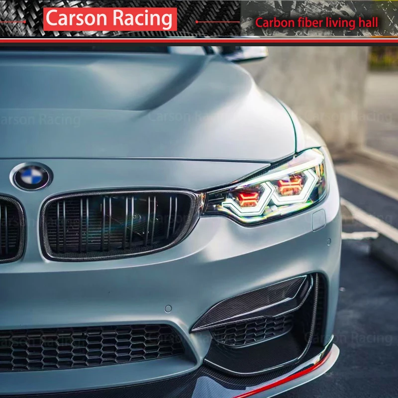 2 шт. комплект для кузова BMW F80 M3 F82 F83 M4 из натурального углерода