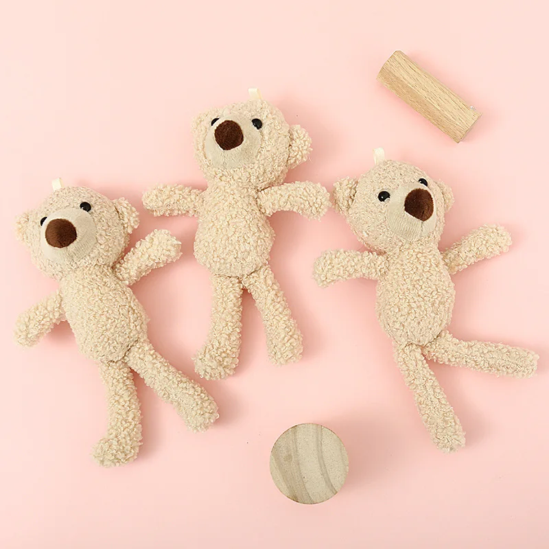 Factory 20cm Small Teddy Bear Plush Toy Bear Plush Toys Mini Teddy Bear Dolls Gift Party Wedding Present Pendant Cute Teddy Doll