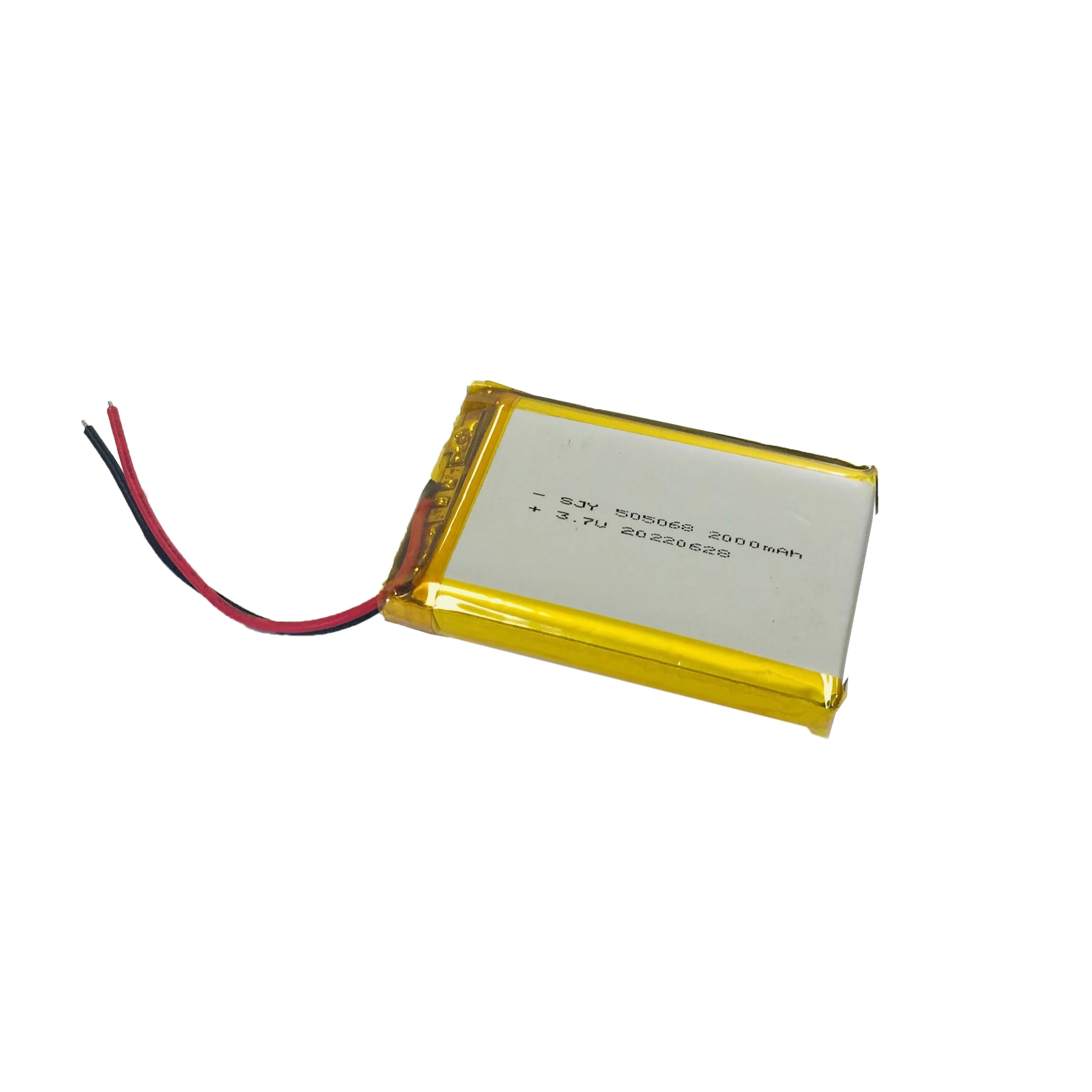 SJY Интеллектуальная блокировка литиевая батарея 1500mah 1800mah 2000mah 3,7 v литий-полимерная батарея 505068