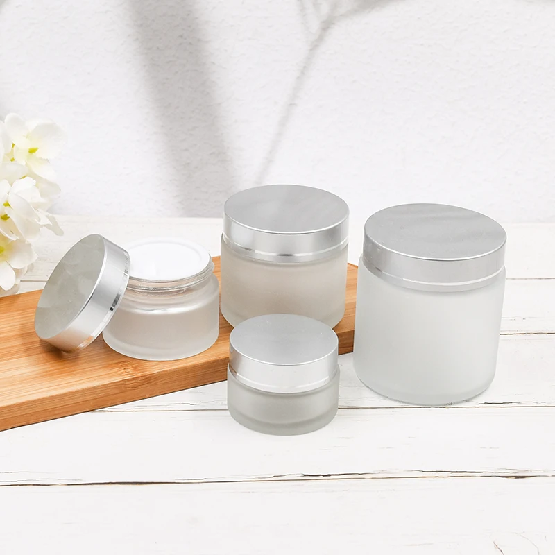 5ml 10ml 15ml 20ml 30ml 50ml 60ml 100ml skin care jars glass glass jar with screw lid