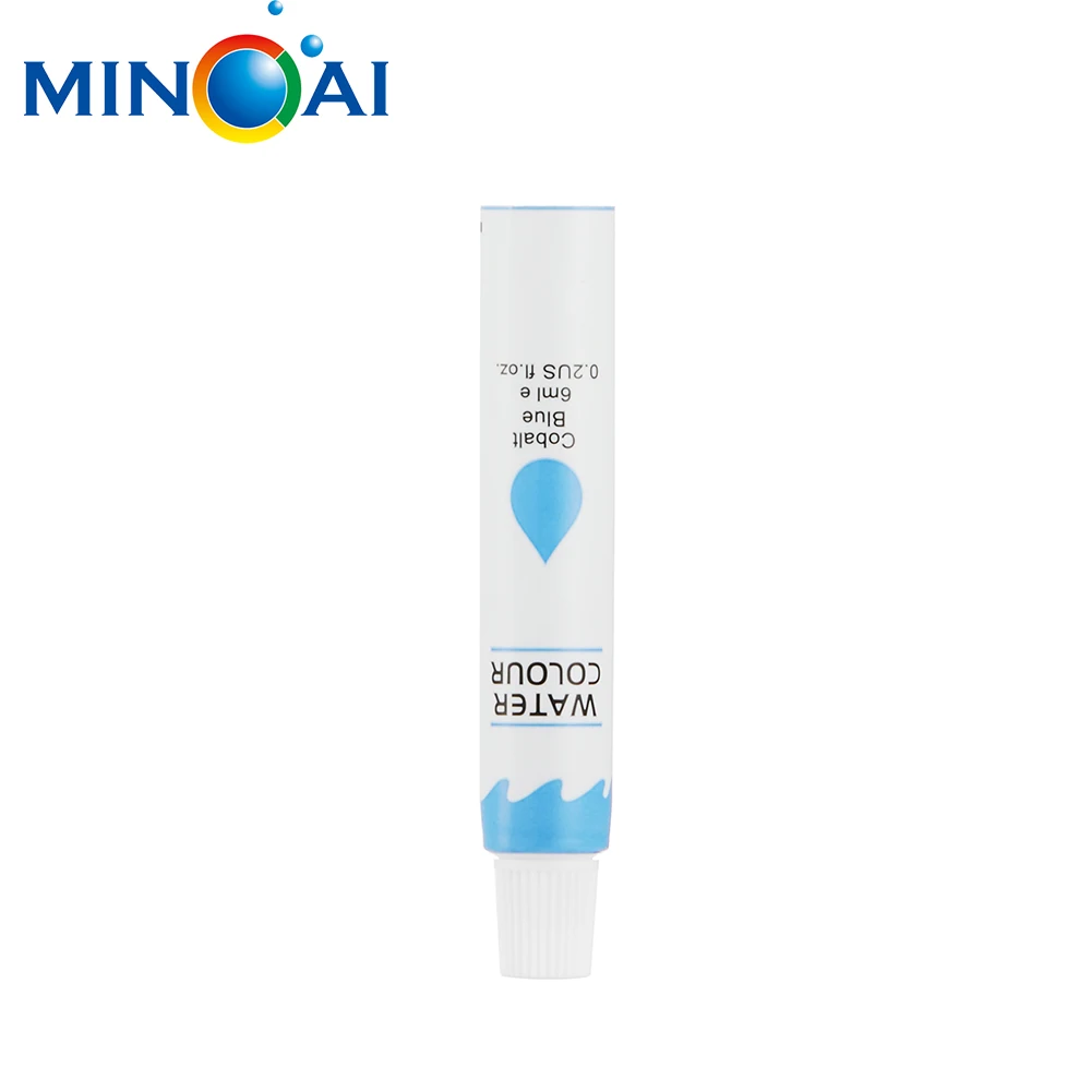 Custom Different Colors Aluminum Empty Laminated Acrylic Paint Colors Set Tube Packaging