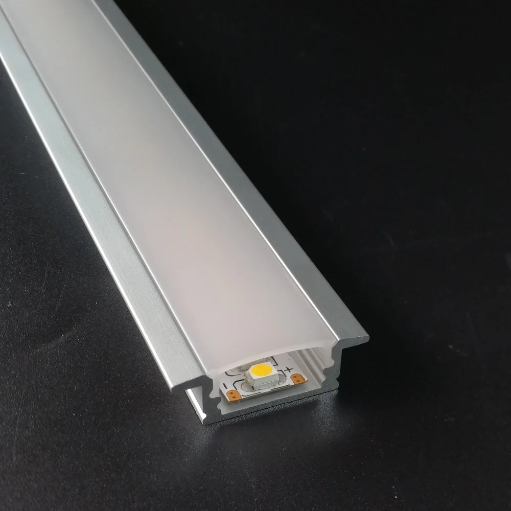 SDW017 Super Slim 8mm Recessed Aluminum LED Profile With Flange
