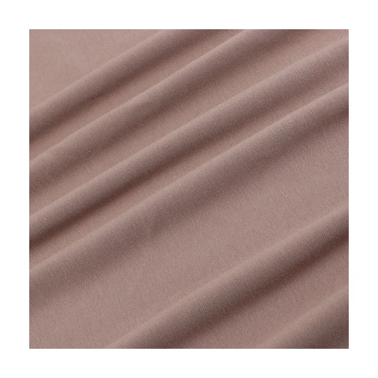 
INTERLOCK STRETCH KNIT FABRIC 300GSM FALL AND WINTER THERMAL UNDERSHIRT IN STOCK 