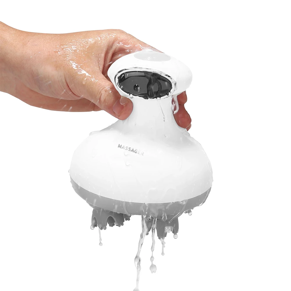 Silicone Head Body Scalp Shower Head With Pause Mode And Massage Spa  With Pause Mode And Massage Spa