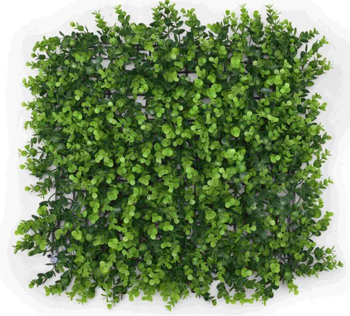 Artificial Boxwood Panel Grass Wall Panel Boxwood Hedge Wall Panels for Artificial Green Wall Backyard Decor