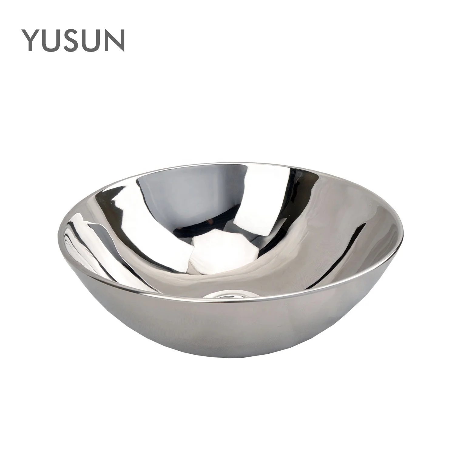 YUSUN круглая столешница, раковина из нержавеющей стали в форме чаши