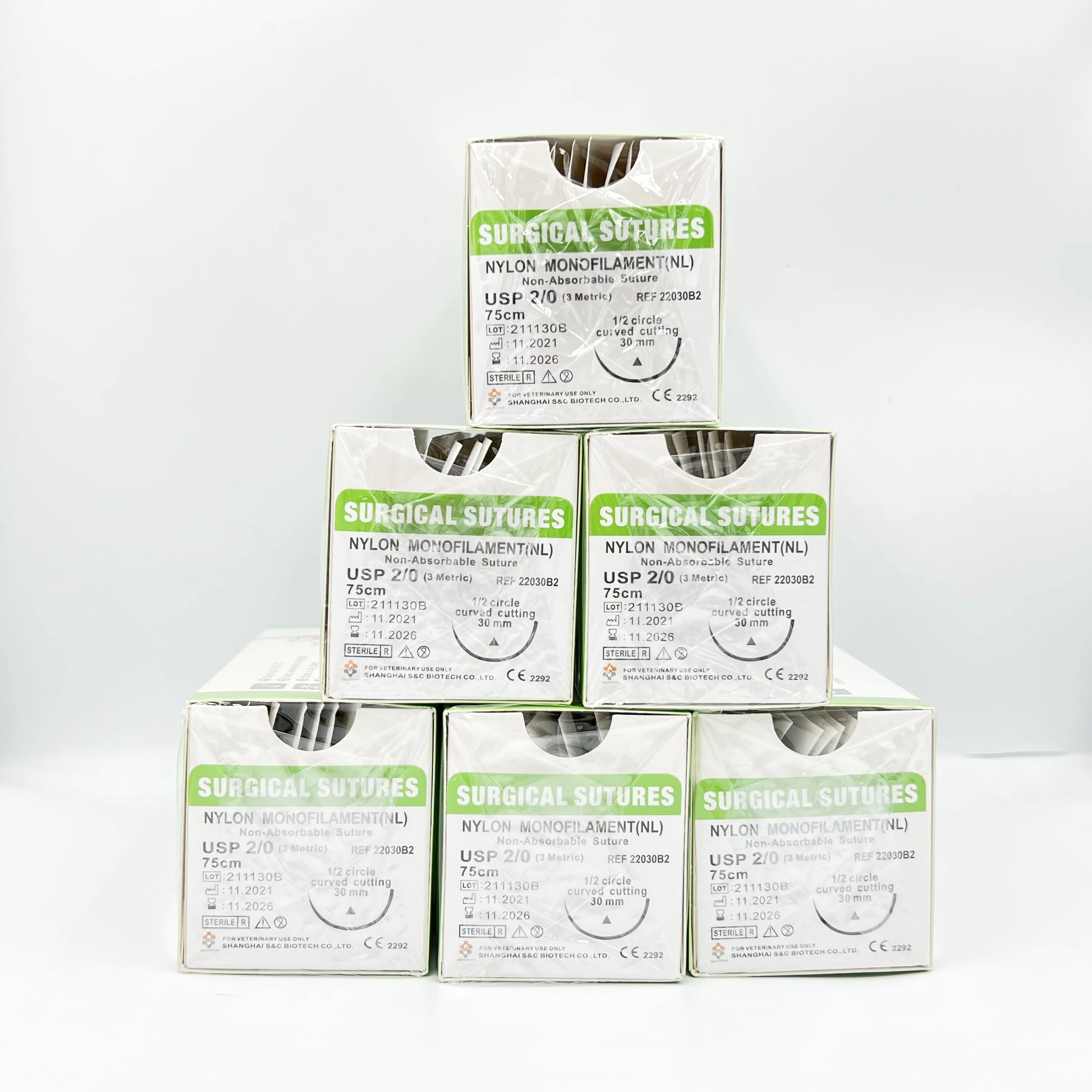 High quality  3 Absorbable Pet suture Quick & accurate 1# nylon