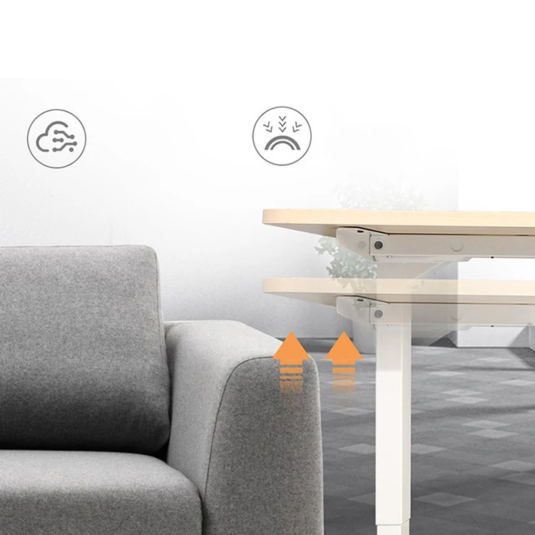 middle minimalistic double motor coffee table sitting room electric height adjustable desk wooden kid learning writing table
