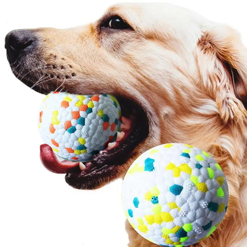 Bite Resistant EPU Solid Ball Interactive Dog Chew Toy Pet Toys Accessories pet dog chew toy ball