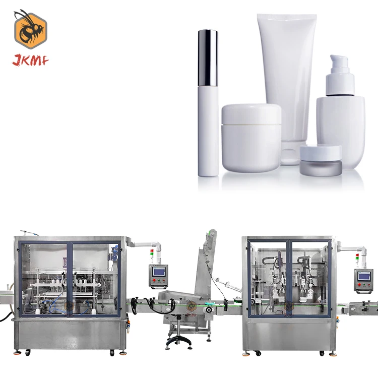 High Speed Automatic Cosmetic Cream Bottle Filling Machine Perfume Bottle Filling Capping Machine Nail Polish Filling Machine