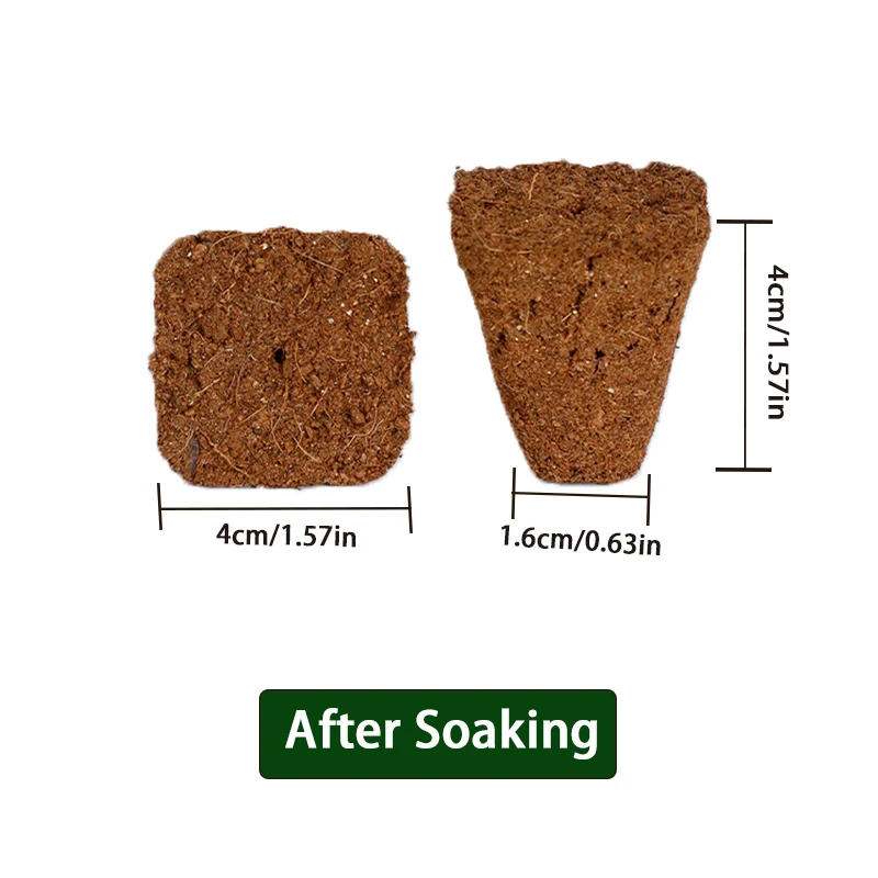 72 cells Factory Coco Coir Peat Growing Starter Plug Culture Vegetable Plant Soil for Cutting Seedling Growing