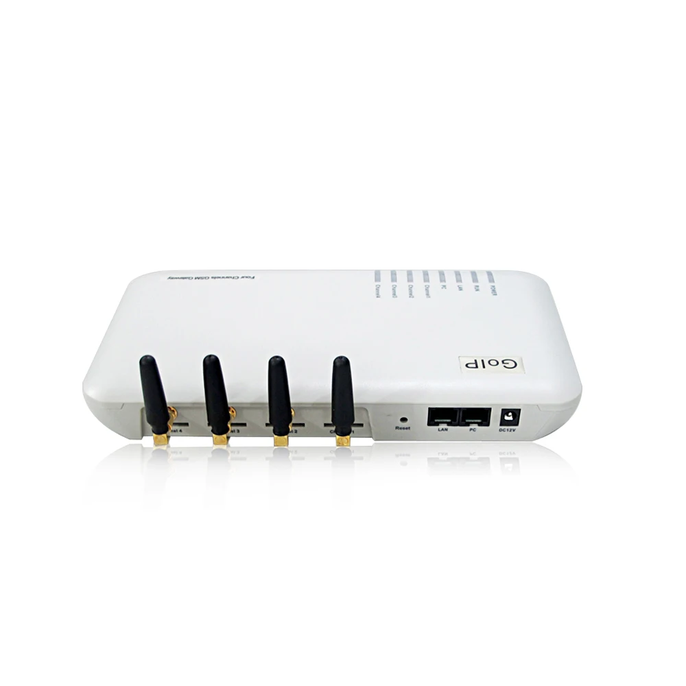 voip product gsm sim box gateway goip 4 port sms device server