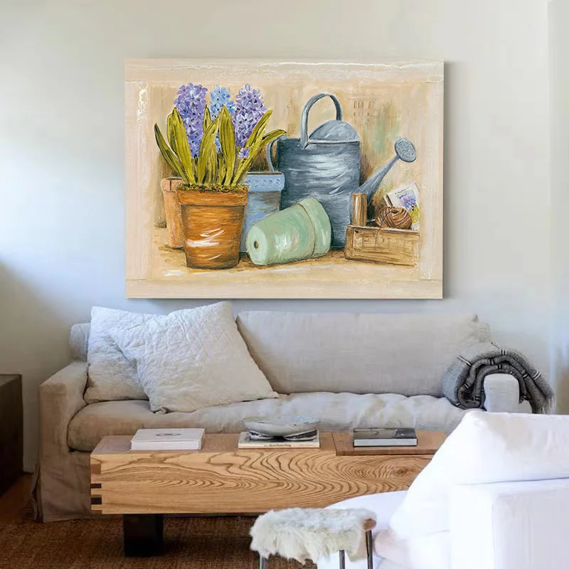 Abstract Custom large size home decor luxury accessories canvas handmade painting posters wall art sale