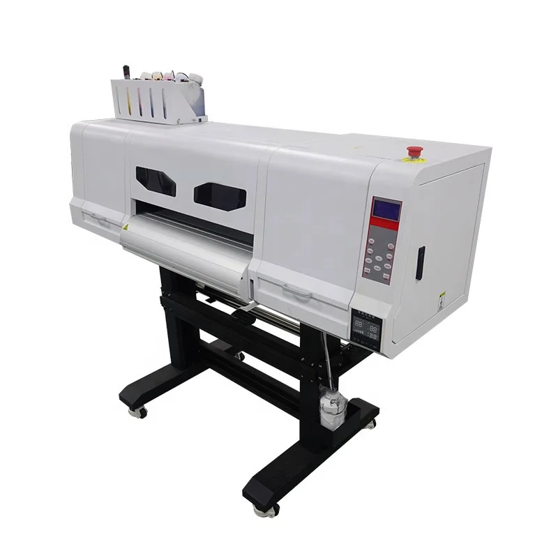 I3200 4720 Printheads Roll To Roll Digital Inkjet Dtf Film T Shirt Printer With Hot Melt Powder Shaker Machine