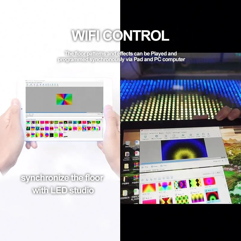 New Design Outdoor Illuminated Rgbw Led Video Dance Floor