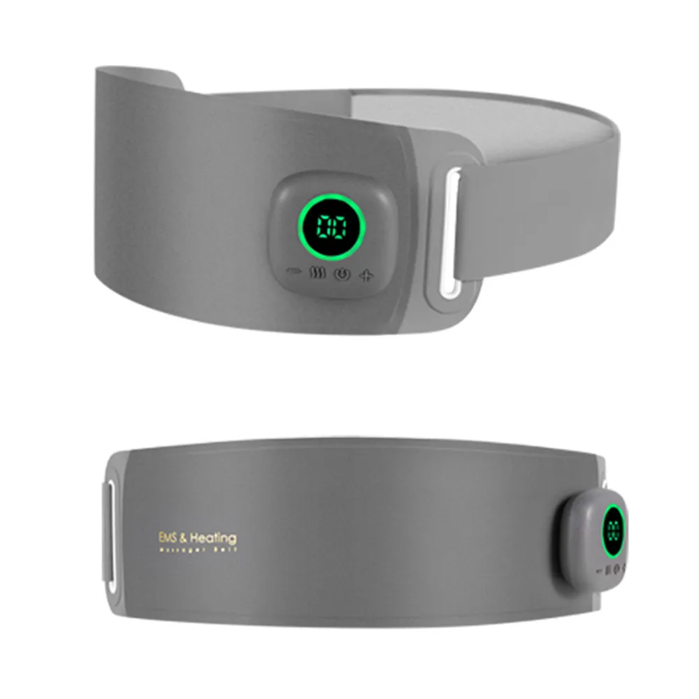 New Design Menstrual Heated Massage Waist Belly EMS Waist Massager Warm Palace Belt Pain Relief Heating Massage