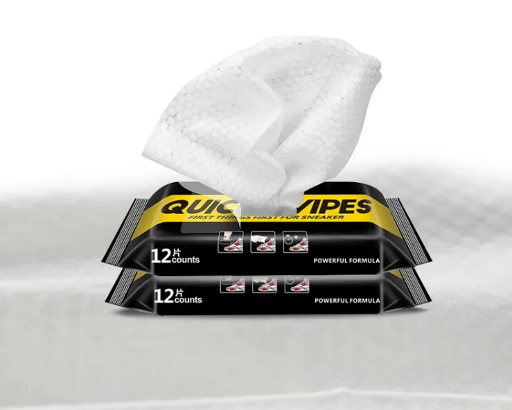 Disposable Travel Removes Dirt, Stains Portable Quick Cleaning towel shoes Sneaker Wipes