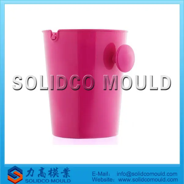 Custom Plastic Trash Can Waste Bin Mould Indoor Recycling Garbage Container Mould