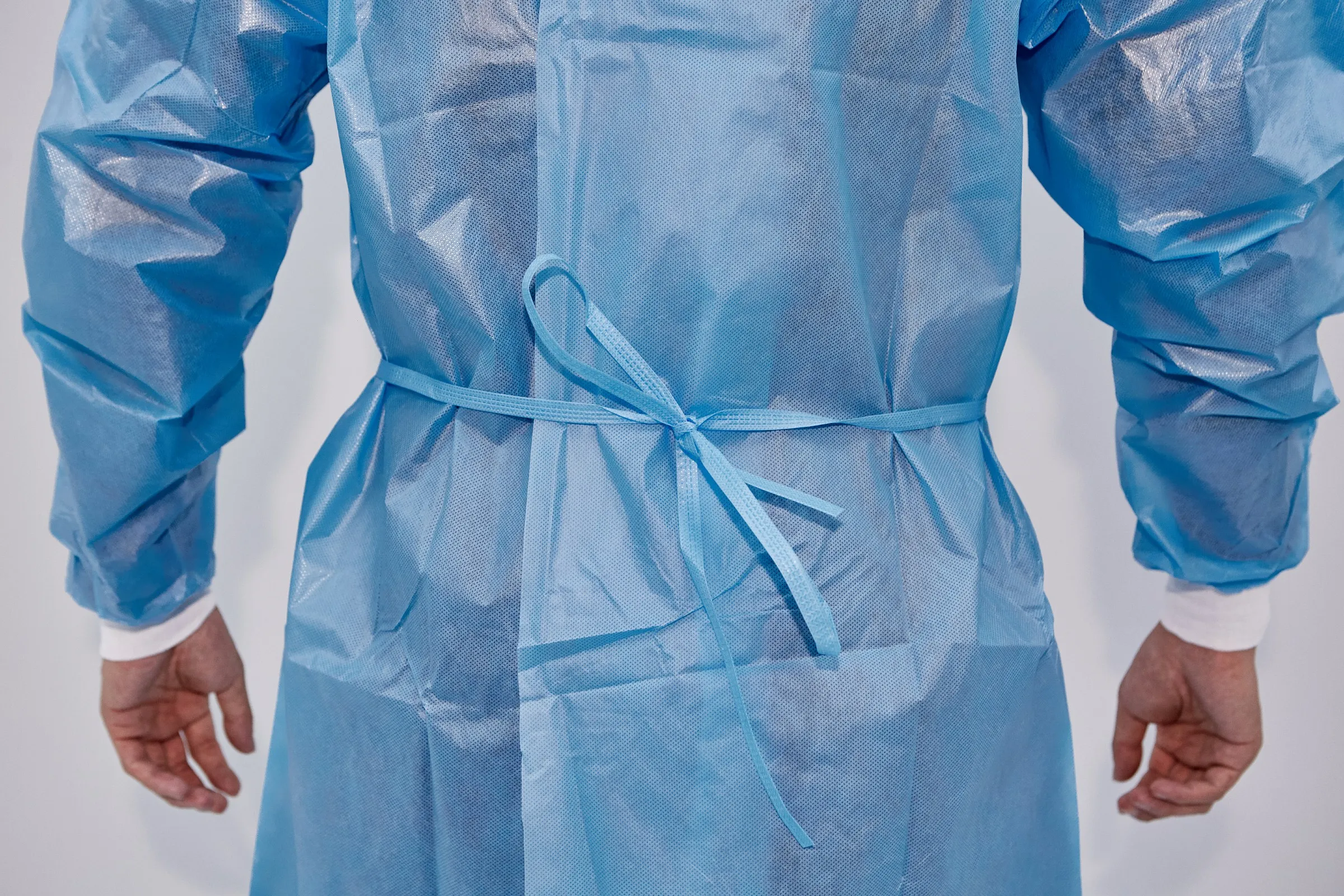  Reinforce Protective EN13795 Isolation Gowns AAMI Level 2