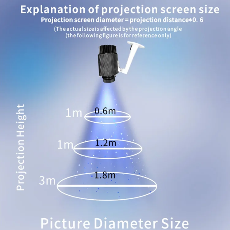 Комнатный 20 Вт водный волновой светильник проектор океанских волн с логотипом водной