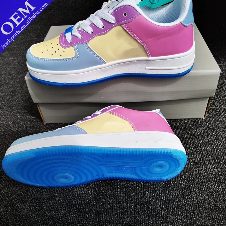 factory low price Air AF Low LX UV Reactive (W) 1 shoes sneakers color changing at sunlight with women and men size