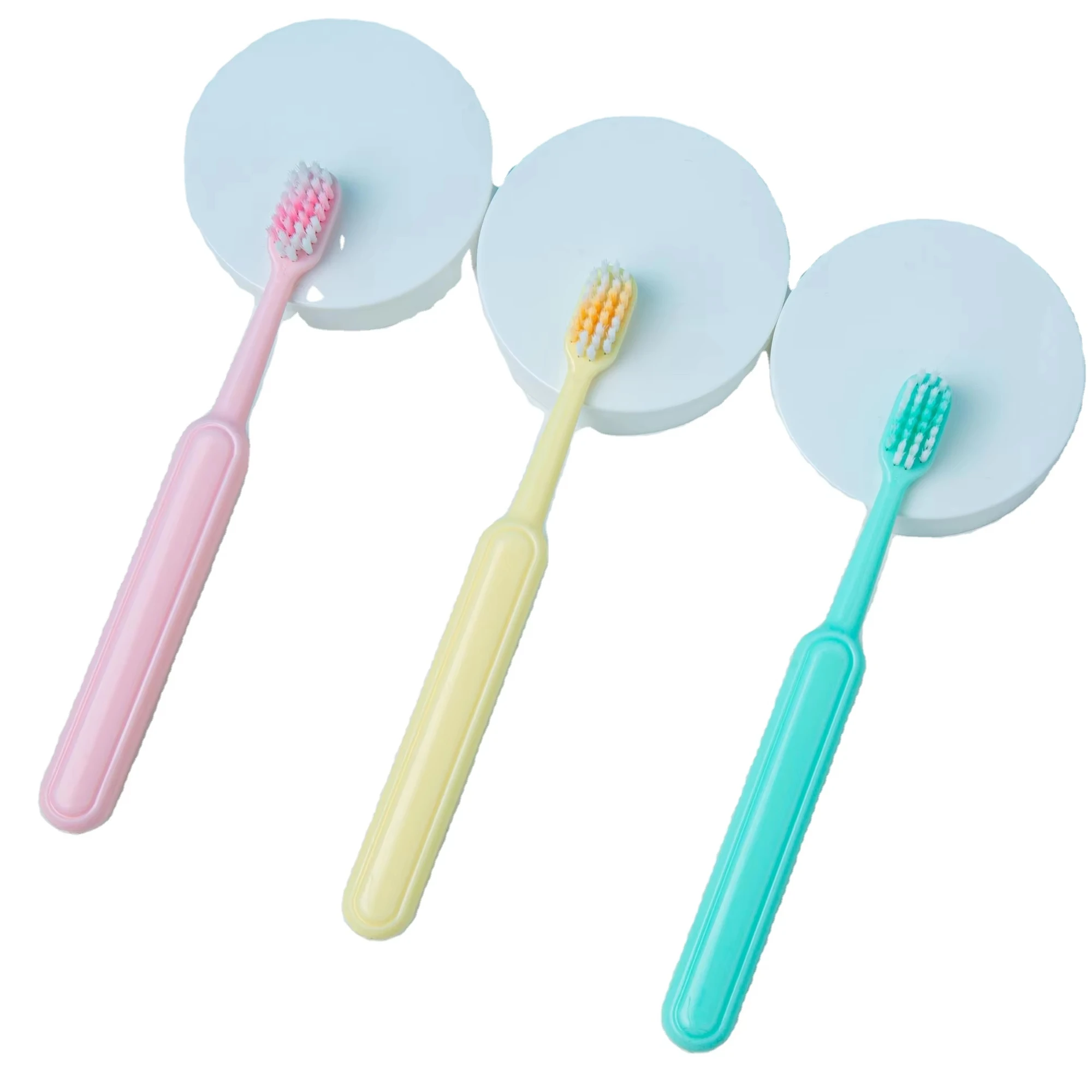 Handle type toothbrush 2-12 years children soft bristle toothbrush custom