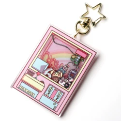 Acrylic Charms Plastic Wholesale  Promotional Gift Customized Personalized Creative Custom Acrylic Ke chain For Car