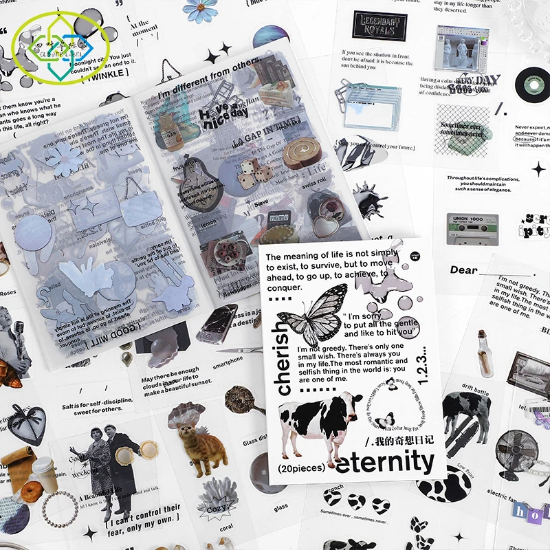 Custom Printing Kids Letter Sticker Sheet Full Color Scrapbook Planner Journal Reusable Sticker Book