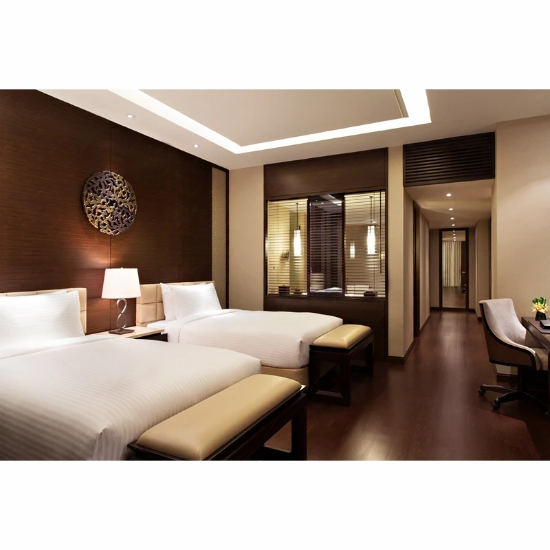 Fashion Design King Bedroom Sets Furniture Covered Wooden Veneer