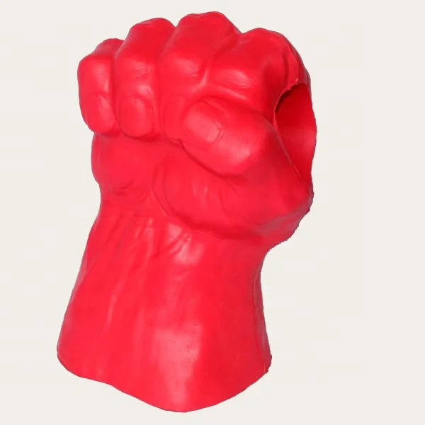 Manufacturers Customized PU Foam Palm Model Polyurethane Sponge Big Fist Finger Advertising Gifts Stress Ball