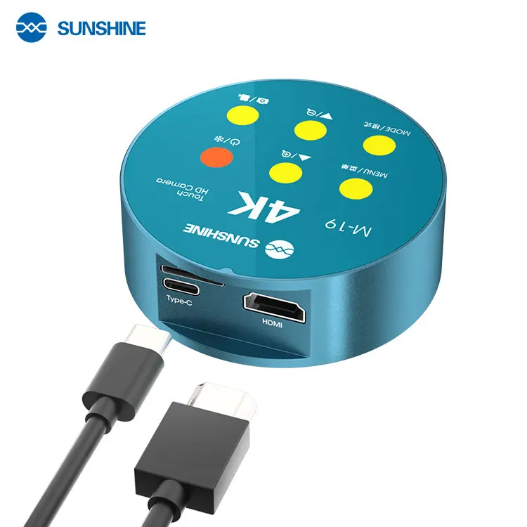 SUNSHINE M-19 Touch 4K HD Camera  8.29 million pixels For Mobile Phone Repair For Trinocular Microscope