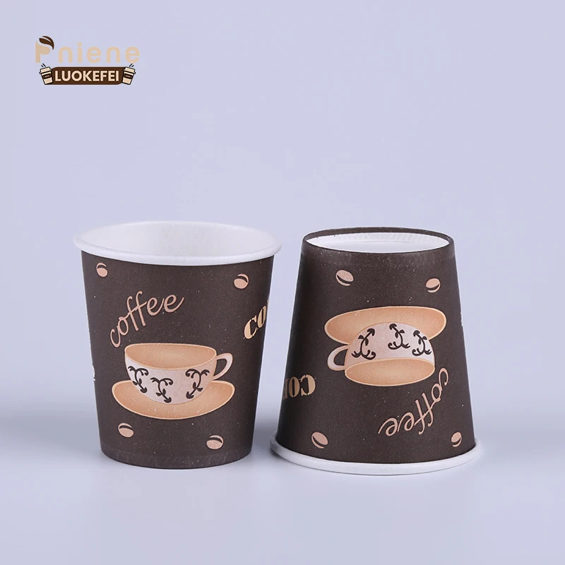 Personalize disposable healthy paper cups for hot and cold drinks anhui luokelei paper cup
